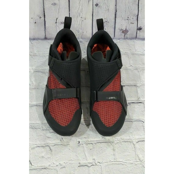 Nike SuperRep Cycle Black Red Cycling Shoes CJ0775-008 WOMENS SIZE 6.5 - Picture 2 of 7